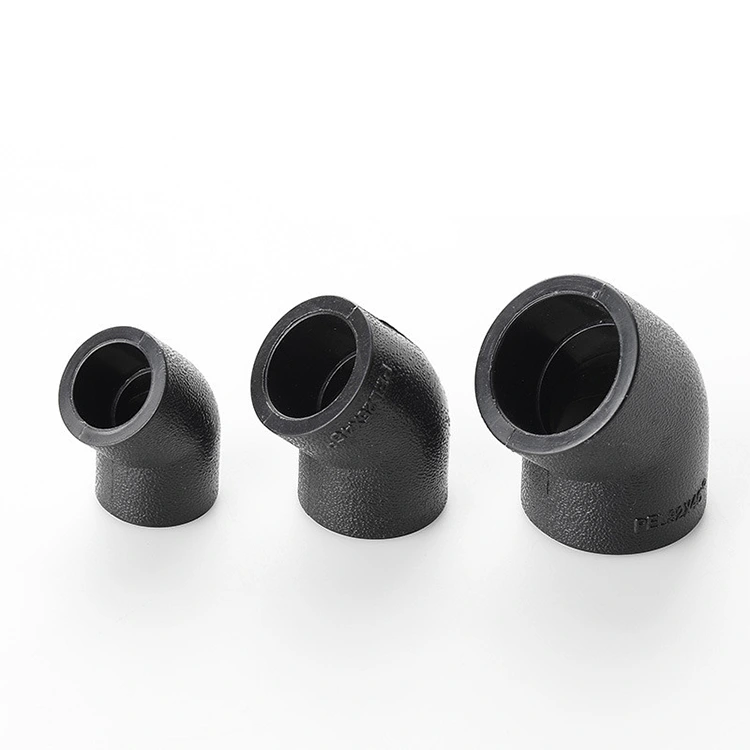 HDPE 45 ° armbåge låg motståndsrotation