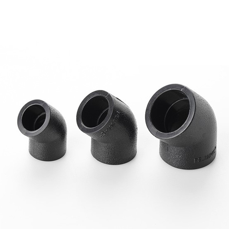 HDPE 45 ° armbåge ändrar flödesriktning