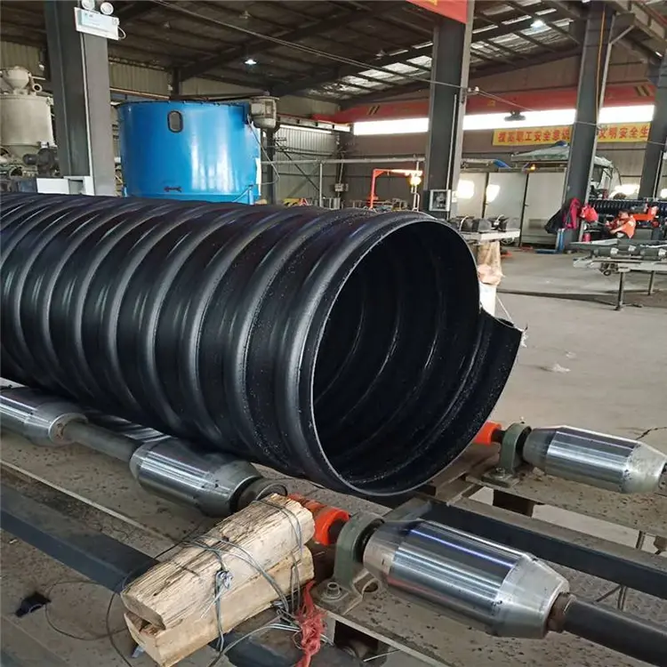 Steel Belt Reinforced HDPE Corrugated Pipe