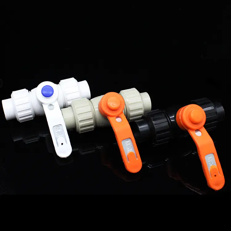 PPR double union ball valve